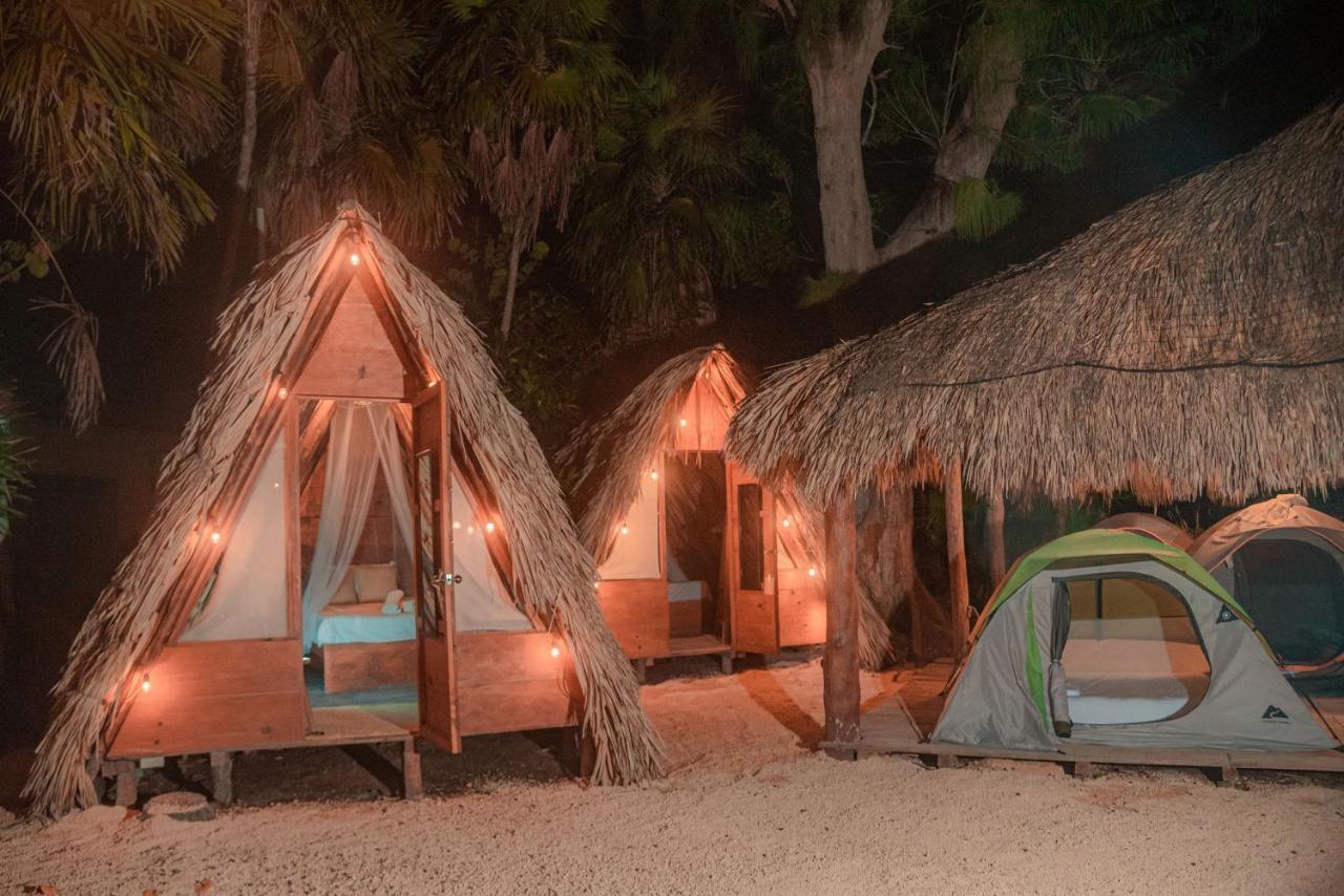 Mapache Hostel & Camping Isla Holbox Exterior foto