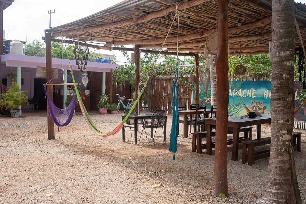 Mapache Hostel & Camping Isla Holbox Exterior foto